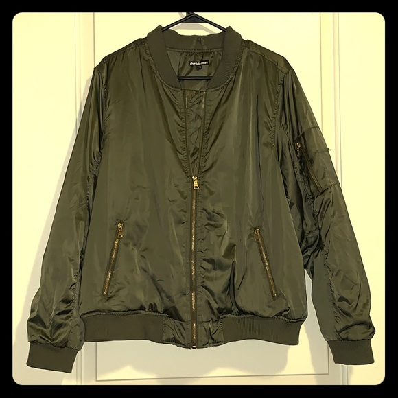 Olive green bomber jacket - Picture 1 of 2